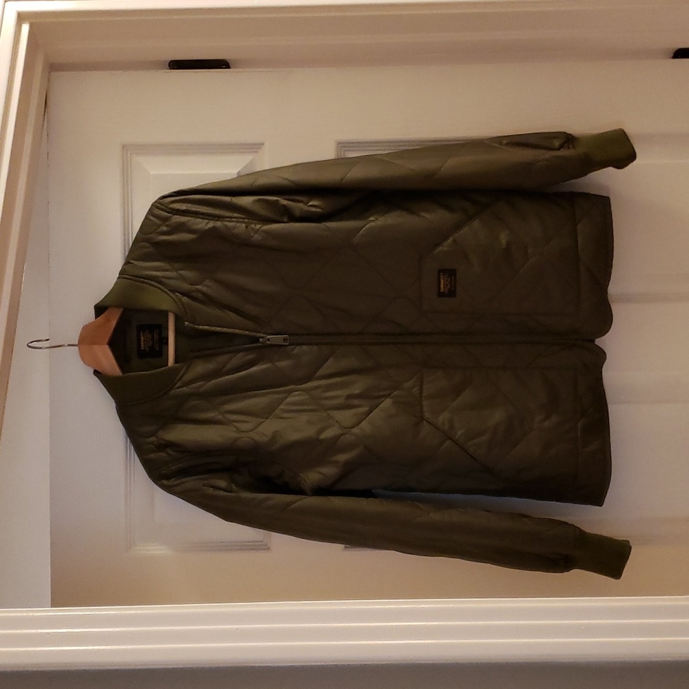 Olive Carhartt WIP quilted jacket